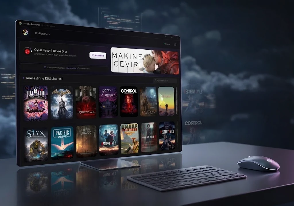 Makine Launcher — interface
